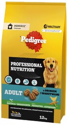 PEDIGREE Adult Professional Nutrition 12 kg z drobiem