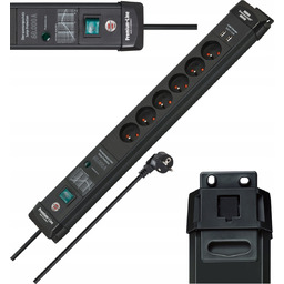 Listwa Przeciwprzepięciowa Przedłużacz Do Domu Biura 6 Gniazd