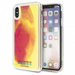 Guess GUHCPXGLCPI iPhone X/Xs różowy /pink hard case