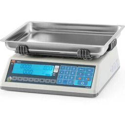 Waga sklepowa pocztowa z legalizacją m głęboką szalką