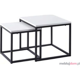 Zestaw stolików ZY-07 Biały + czarny