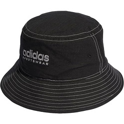 adidas Uniseks Classic Cotton Bucket Hat, Black/White/Grey Three,