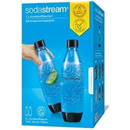 SodaStream 1 Litrowe Butelki Fuse, Czarne Dwupak