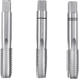 KS TOOLS 331.2080 Zestaw gwintowników Stal szybkotnąca, Długość:
