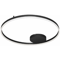 Plafon LED czarny metalowy okrągły 80cm AZ4703