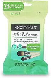 EcoTools Chusteczki do czyszczenia pędzli do makijażu