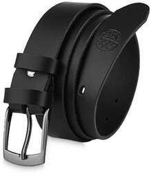 Skórzany pasek BETLEWSKI DW30-0 130 czarny