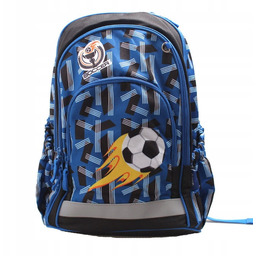 Plecak szkolny Blue Soccer Hama