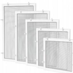 Moskitiera okienna ramkowa Aluminiowa na wymiar 55x115 cm