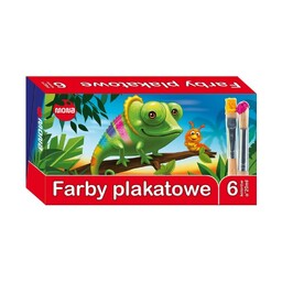 Farby plakatowe 6 kolorów 20 ml Mona 1300081