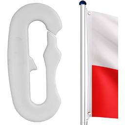 KARABIŃCZYK HACZYK UCHWYT DO FLAGI ZACZEP MASZTU FLAGOWEGO