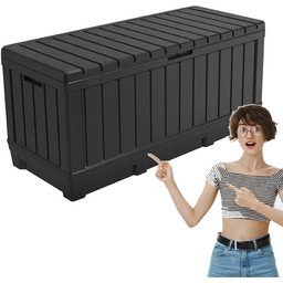 Keter Kentwood 350L Skrzynia Ogrodowa Antracyt Schowek Siedzisko