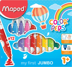 Flamastry jumbo Maped Colorpeps Early Age 12 sztuk