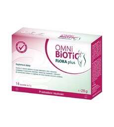 Suplement diety, OMNi-BiOTiC  FLORA plus 14 sasz.*2g