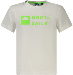 NORTH SAILS KOSZULKA Z KRÓTKIM RĘKAWEM DZIECIĘCA BIAŁA