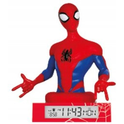 Lampka 3D Z Budzikiem Spiderman SPD3621