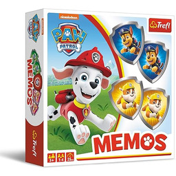 Trefl Memos Psi Patrol Rodzinna Gra dla Dzieci