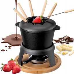 Zestaw Żeliwny Do Fondue Funde Dla 6 Osób