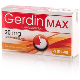 GERDIN MAX 20mg, 14 tabl. - Lek