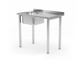 STÓŁ ZE ZLEWEM BUDGET LINE LEWY 800x600x850 mm