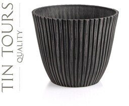 SZARA EKOLOGICZNA DONICZKA DO DOMU I OGRODU 25x25x20h