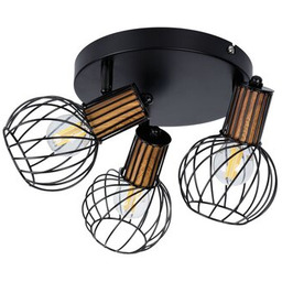 LIGHTLOGIC Oprawa ścienno-sufitowa 66191 Czarny