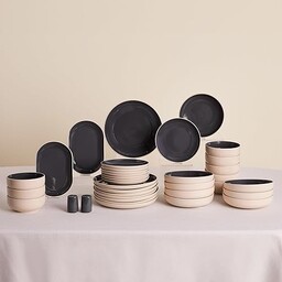Karaca Basic Collection 36-częściowy zestaw obiadowy z kamionki