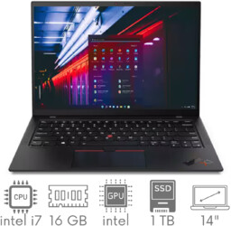Lenovo ThinkPad X1 Carbon Gen 9 i7-1185G7 16GB