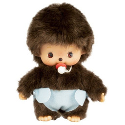 Monchhichi - Pluszowa małpka Bebichhichi 15cm, Classic chłopiec