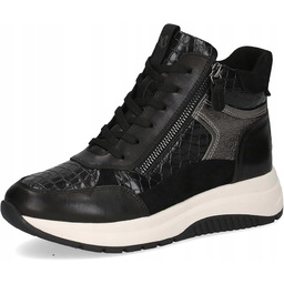 CAPRICE CZARNE SPORTOWE BUTY BUTY Z ZAMKIEM