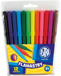 ASTRA - Flamastry 12 kolorów