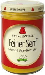 Musztarda delikatesowa bezglutenowa BIO 160ml Zwergenwiese