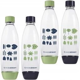 Butelki Sodastream Fuse 4x1L Kolorowe Do Saturatora Zmywarki