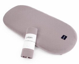 Poofi Prześcieradło do wózka organic 35x75 Lawenda