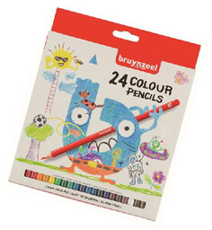 Kredki ołówkowe, Coloured Pencils, 24 kolory