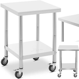 Stół blat roboczy na kółkach 2 poziomy 60