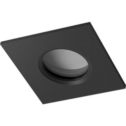Oprawa do wbudowania kwadratowa czarna metalowa IP65 AZ4230