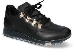 Czarne Sneakersy Kampa licowe Kampa N496/698 Czarny