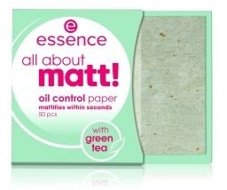 essence All About Matt! oil control paper Bibułki