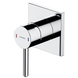 Omnires bateria podtynkowa prysznicowa Y chrom Y1245/KCR