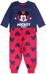 Granatowo-czerwona piżama Myszka Mickey DISNEY 9-12 m 80