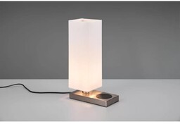 Trio Leuchten Stylowa lampa stołowa ze stali