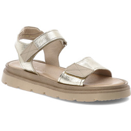 Armodo Złote Stylowe Sandały Wygodne Obuwie Damskie