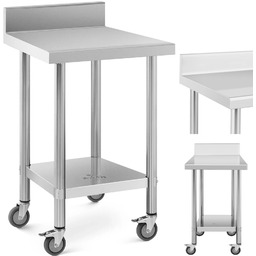 Stół blat roboczy na kółkach z rantem 2