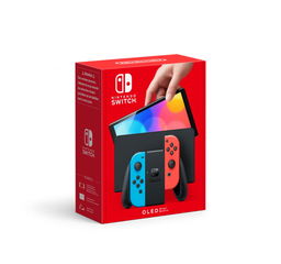 Konsola Nintendo Switch OLED neon red&blue