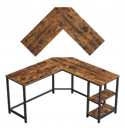 Biurko komputerowe narożne Loft 138 x 138 x