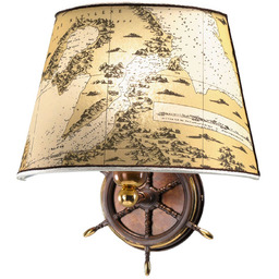 Cremasco Kinkiet NAUTICA, możliwość ściemniania, kremowy / amber,