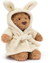 MASKOTKA JELLYCAT Pluszowy Miś Bartłomiej w szlafroku -