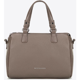 Damski kuferek z imitacji skóry z dżetami