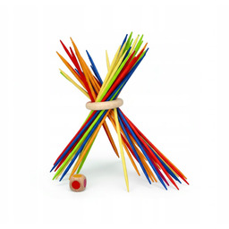 BIERKI DREWNIANE 5+ KOLOROWE GRA ZRĘCZNOŚCIOWA BIERKI